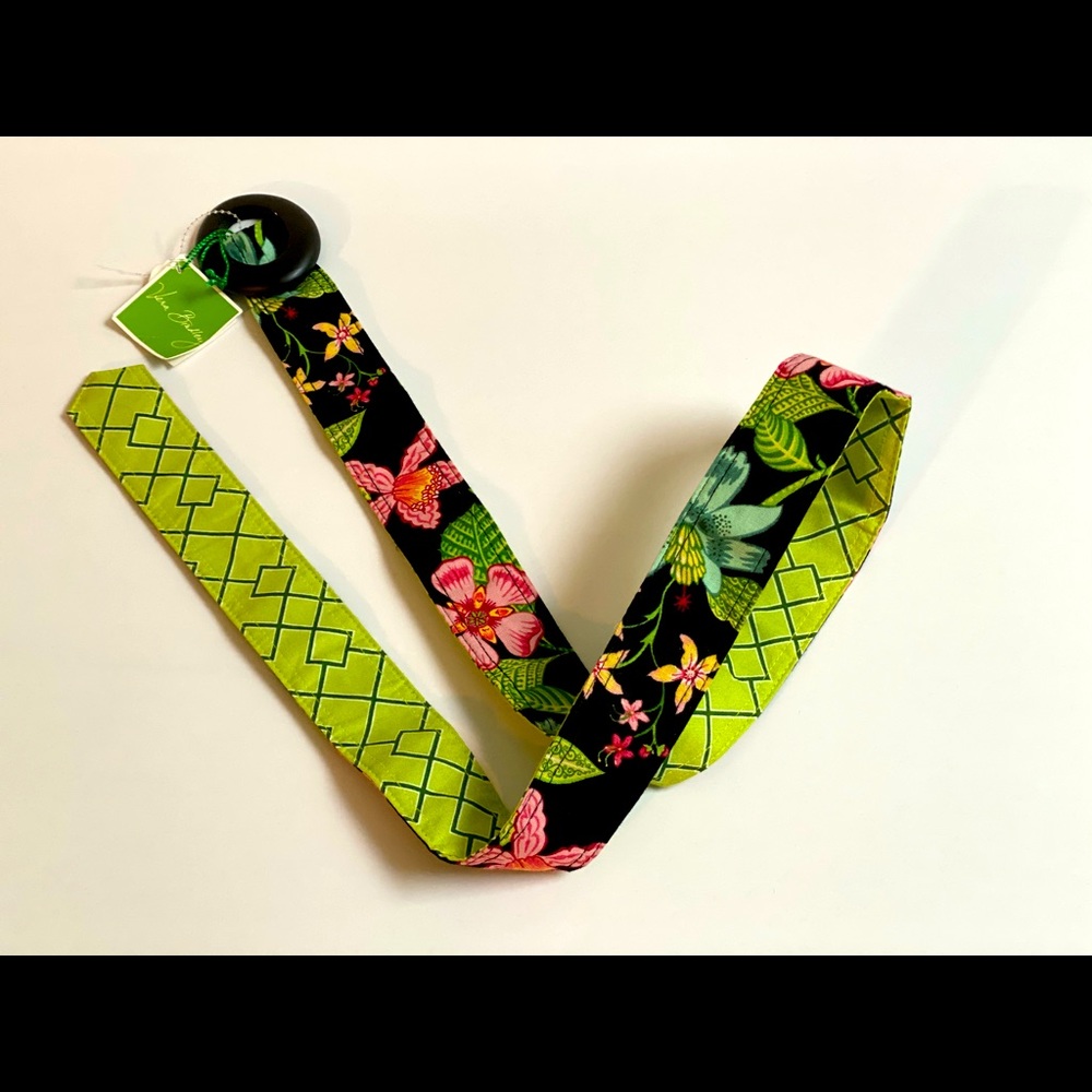 Vera Bradley Lot Botanical Belt & Coin Zip Bag NWT